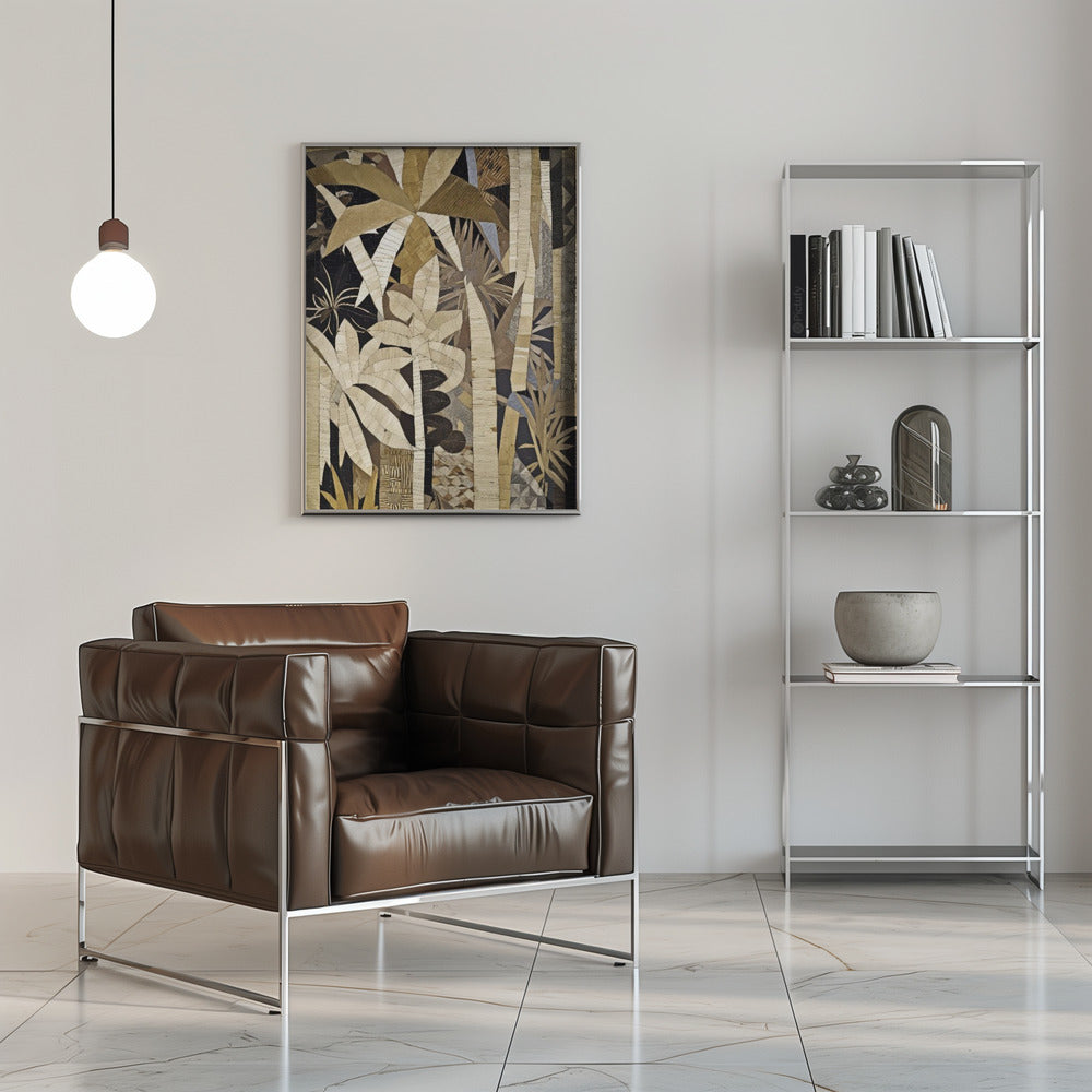 Bamboo Jungle - Stretched Canvas, Poster or Fine Art Print I Heart Wall Art