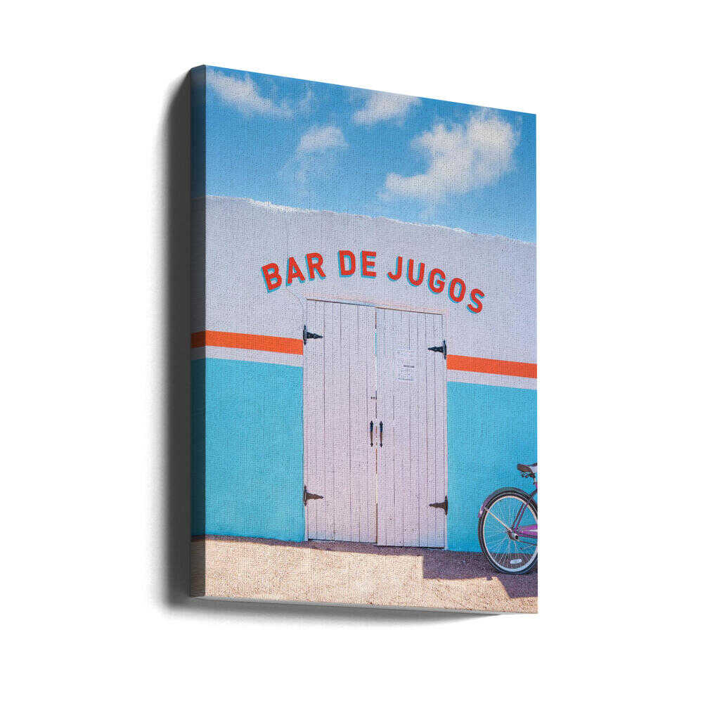 Bar De Jugos - Stretched Canvas, Poster or Fine Art Print - I Heart Wall Art - Poster Print, Canvas Print or Framed Art Print