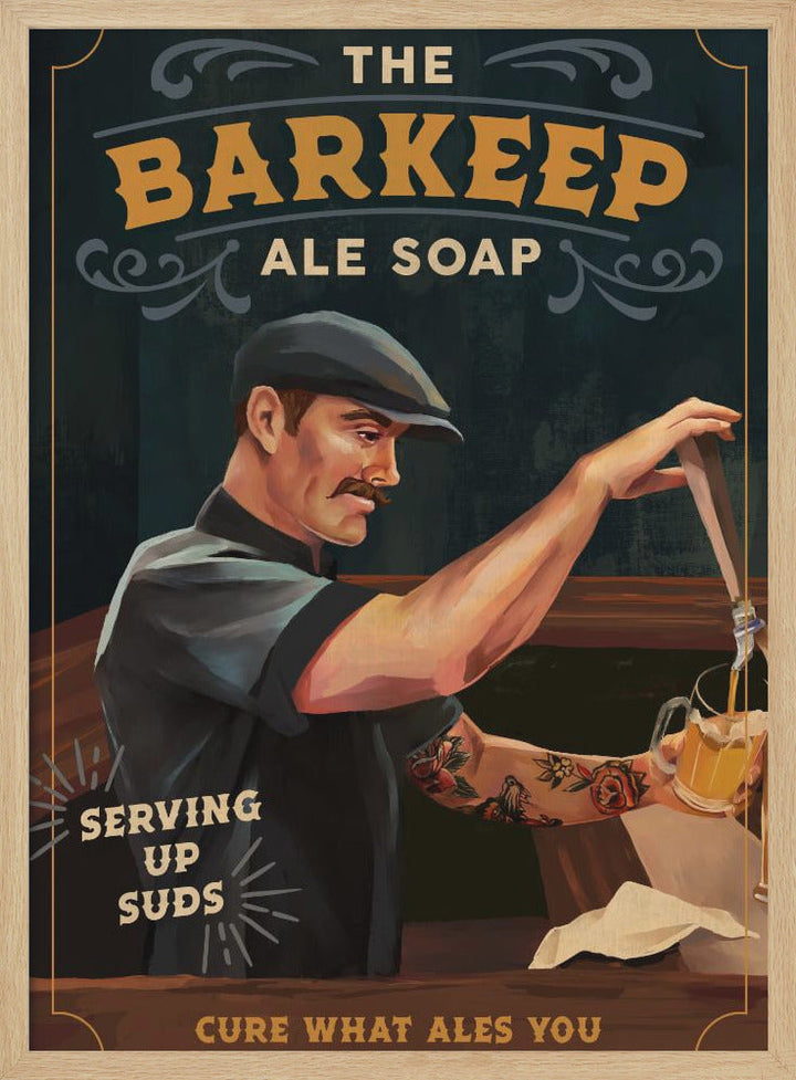 Barkeep Soap Poster 20x30 - Stretched Canvas, Poster or Fine Art Print I Heart Wall Art