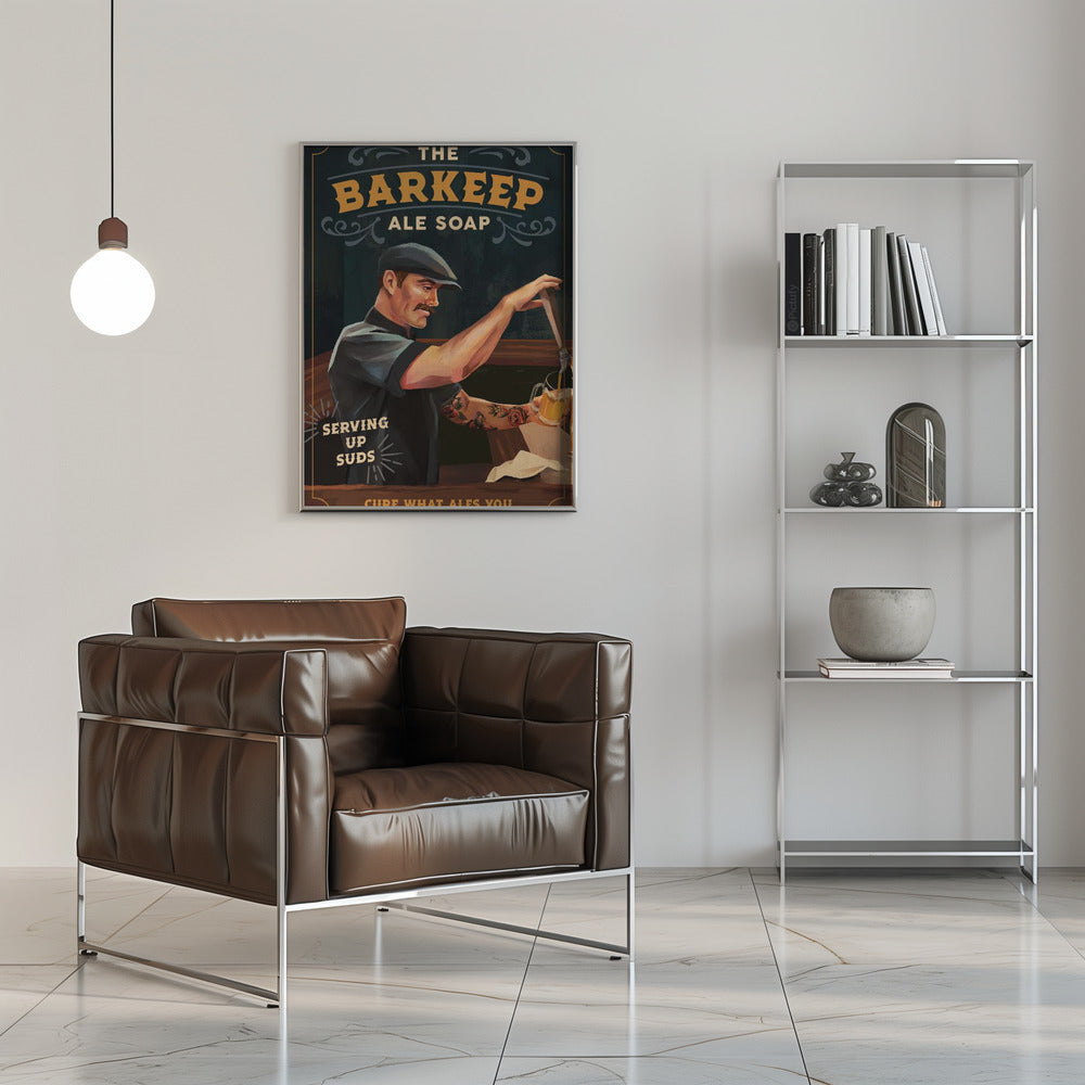 Barkeep Soap Poster 20x30 - Stretched Canvas, Poster or Fine Art Print I Heart Wall Art