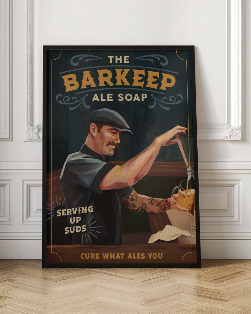 Barkeep Soap Poster 20x30 - Stretched Canvas, Poster or Fine Art Print I Heart Wall Art