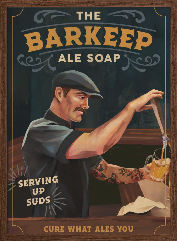Barkeep Soap Poster 20x30 - Stretched Canvas, Poster or Fine Art Print I Heart Wall Art