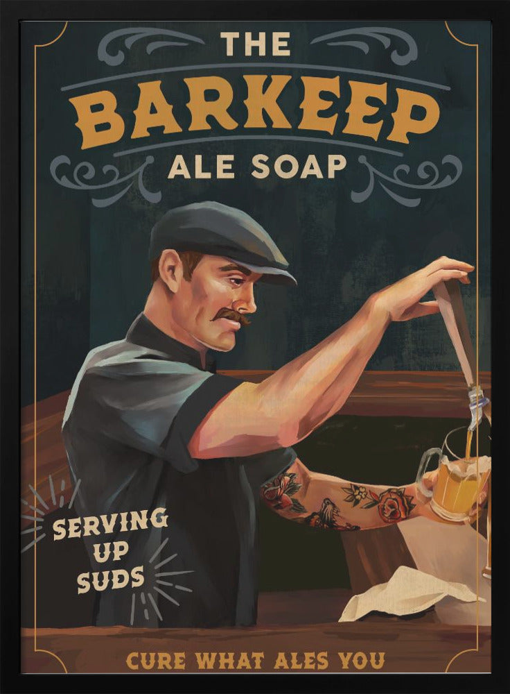 Barkeep Soap Poster 20x30 - Stretched Canvas, Poster or Fine Art Print I Heart Wall Art