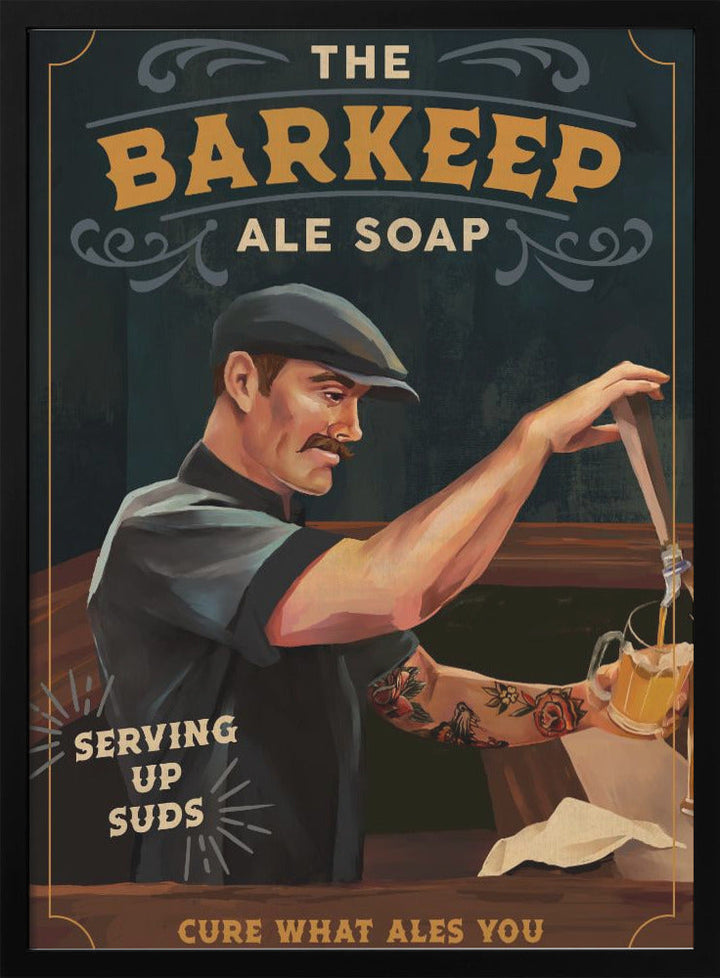 Barkeep Soap Poster 20x30 - Stretched Canvas, Poster or Fine Art Print I Heart Wall Art