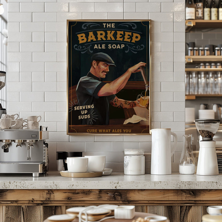 Barkeep Soap Poster 20x30 - Stretched Canvas, Poster or Fine Art Print I Heart Wall Art