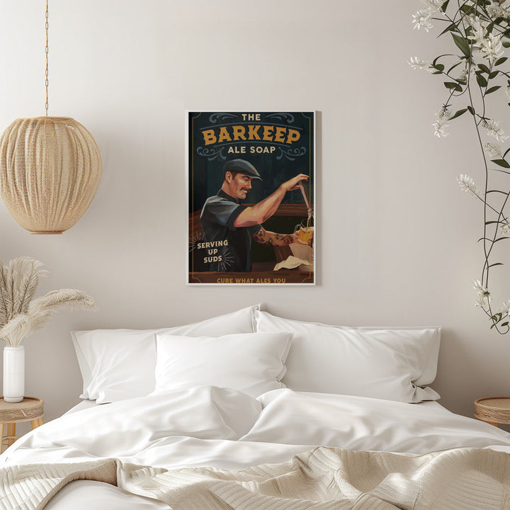 Barkeep Soap Poster 20x30 - Stretched Canvas, Poster or Fine Art Print I Heart Wall Art