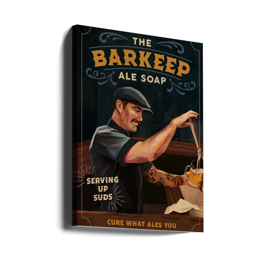 Barkeep Soap Poster 20x30 - Stretched Canvas, Poster or Fine Art Print I Heart Wall Art