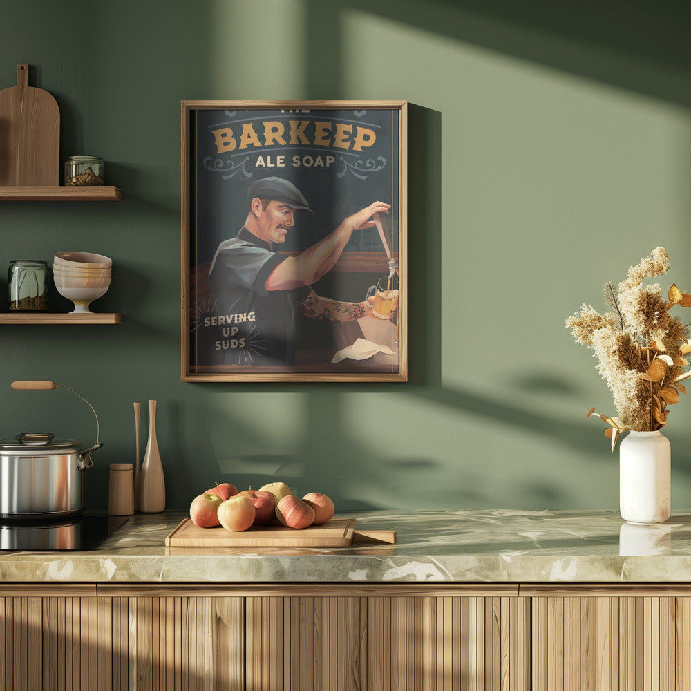 Barkeep Soap Poster 20x30 - Stretched Canvas, Poster or Fine Art Print I Heart Wall Art
