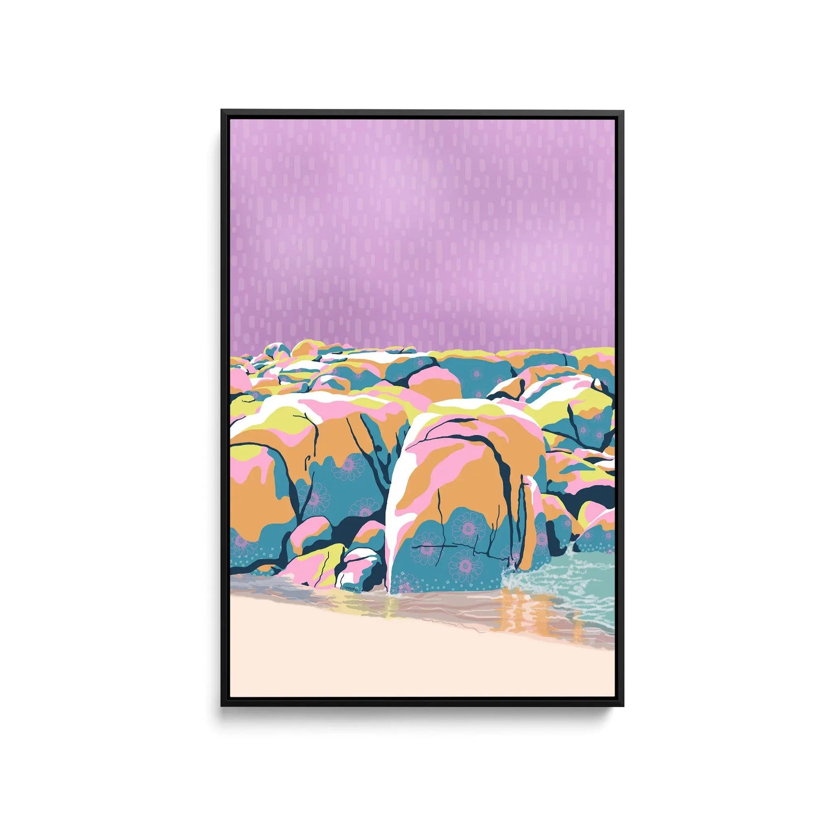 Barnacle By Unratio - Stretched Canvas Print or Framed Fine Art Print - Artwork I Heart Wall Art Australia 