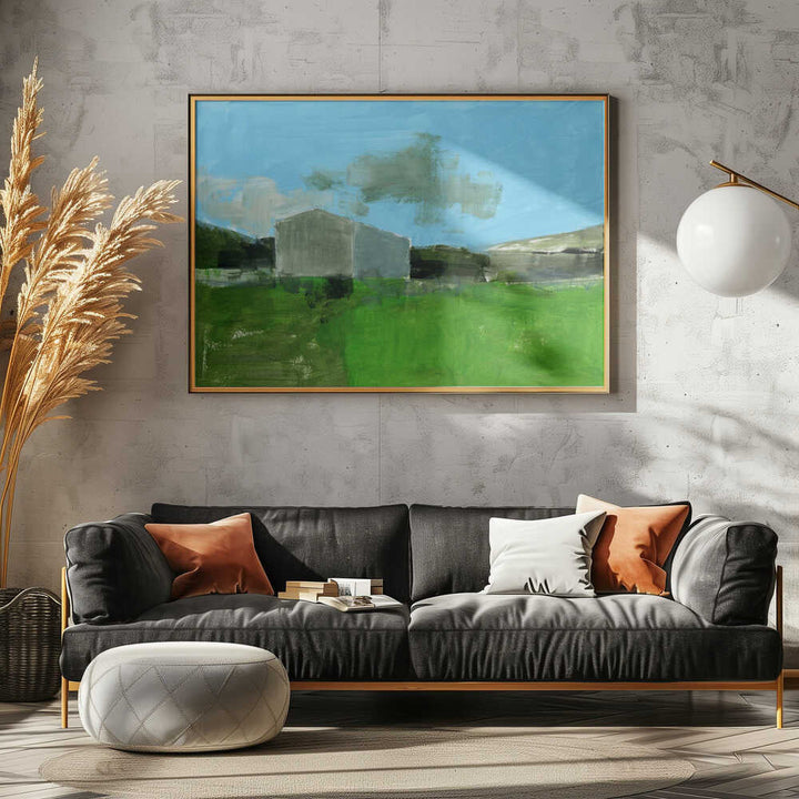 Barren Farm Barn Print No 1 - Stretched Canvas, Poster or Fine Art Print - I Heart Wall Art - Poster Print, Canvas Print or Framed Art Print
