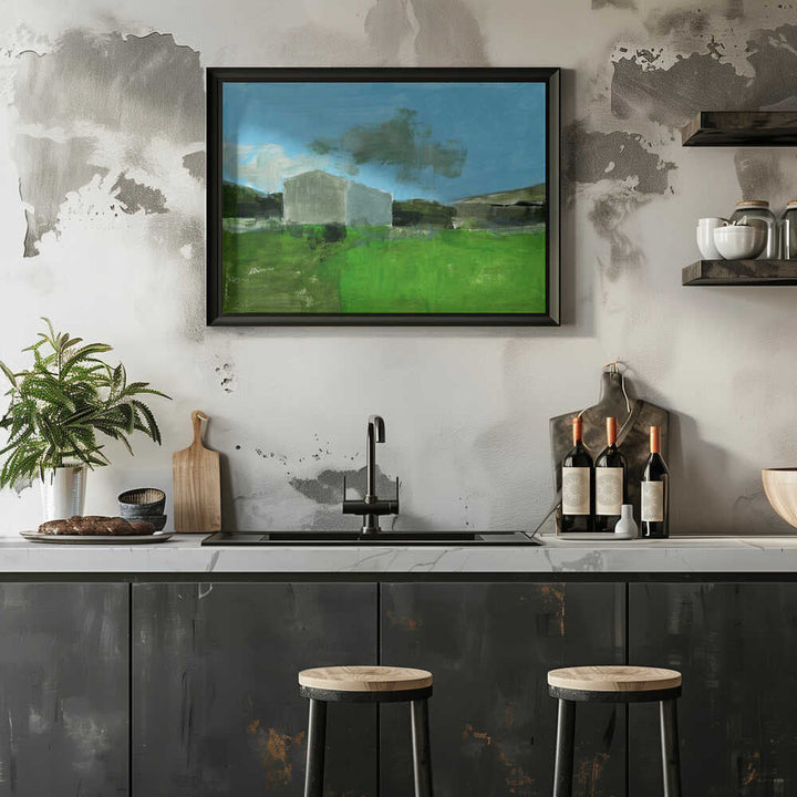 Barren Farm Barn Print No 1 - Stretched Canvas, Poster or Fine Art Print - I Heart Wall Art - Poster Print, Canvas Print or Framed Art Print