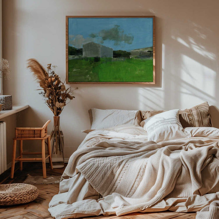 Barren Farm Barn Print No 1 - Stretched Canvas, Poster or Fine Art Print - I Heart Wall Art - Poster Print, Canvas Print or Framed Art Print