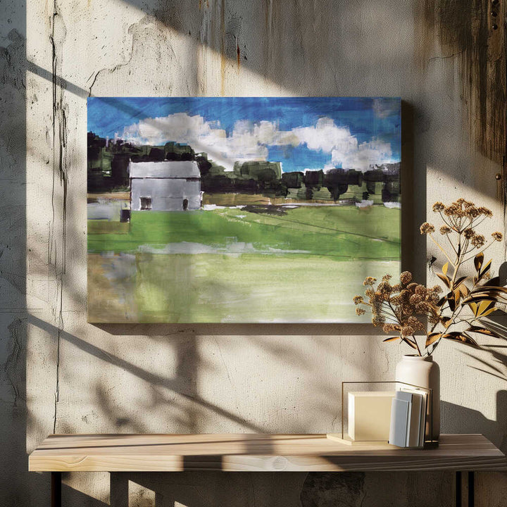 Barren Farm Barn Print No 2 - Stretched Canvas, Poster or Fine Art Print - I Heart Wall Art - Poster Print, Canvas Print or Framed Art Print