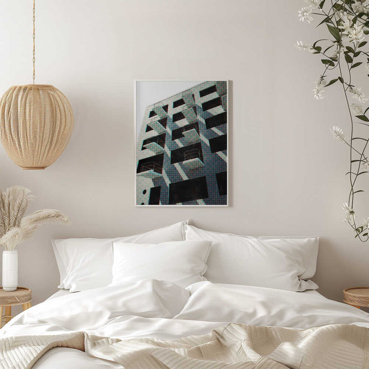 Bauhaus Dessau architecture in vintage magazine style VI - Stretched Canvas, Poster or Fine Art Print - I Heart Wall Art - Poster Print, Canvas Print or Framed Art Print