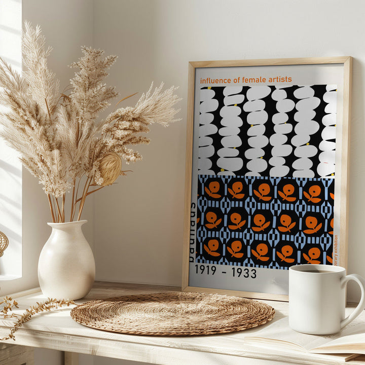 Bauhaus Female Artists - Stretched Canvas, Poster or Fine Art Print I Heart Wall Art