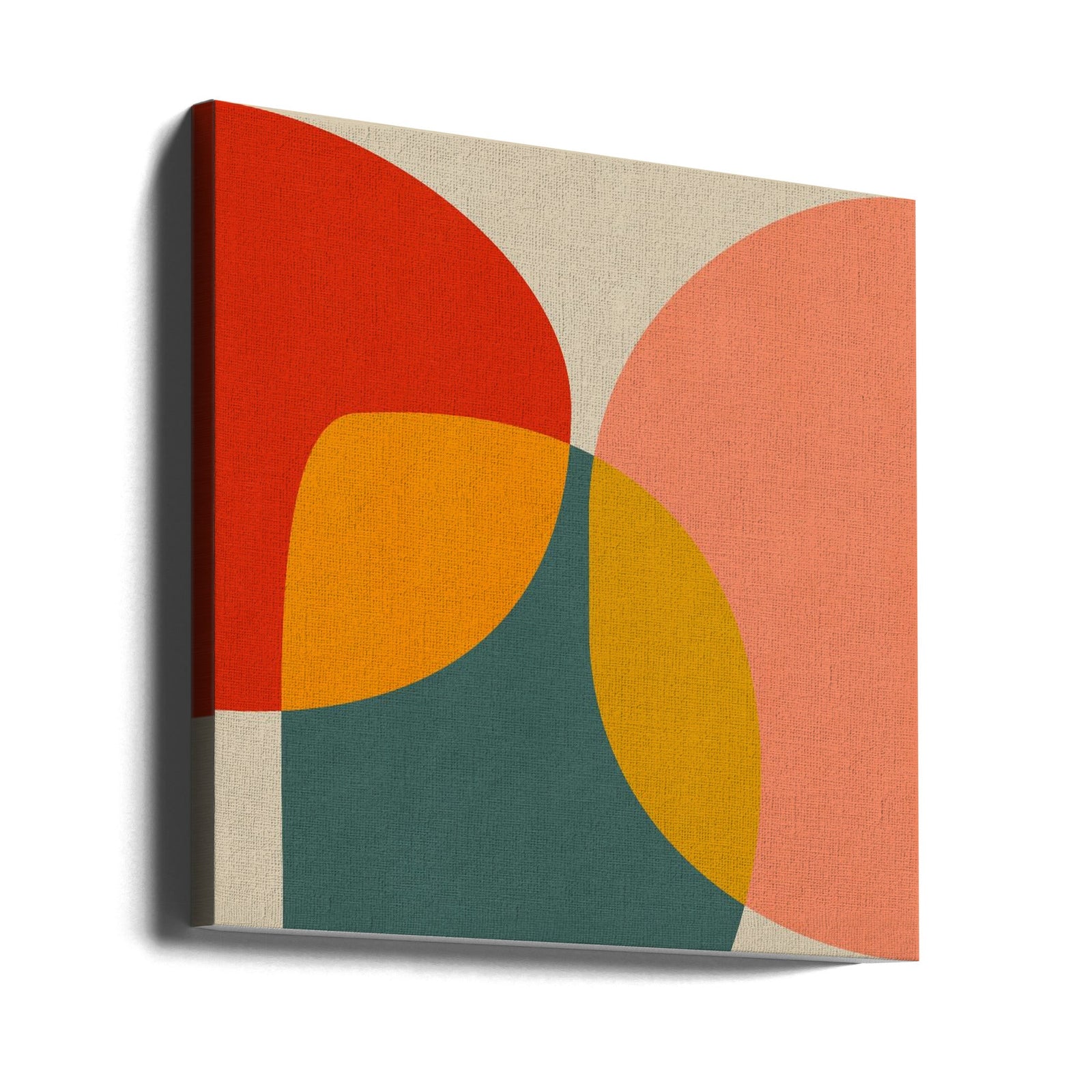 Bauhaus New 2 - Square Stretched Canvas, Poster or Fine Art Print I Heart Wall Art