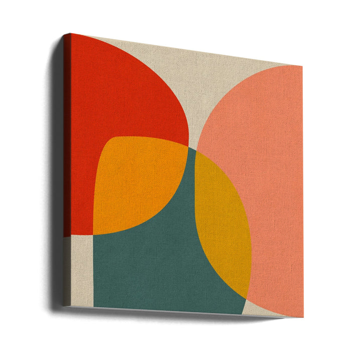 Bauhaus New 2 - Square Stretched Canvas, Poster or Fine Art Print I Heart Wall Art