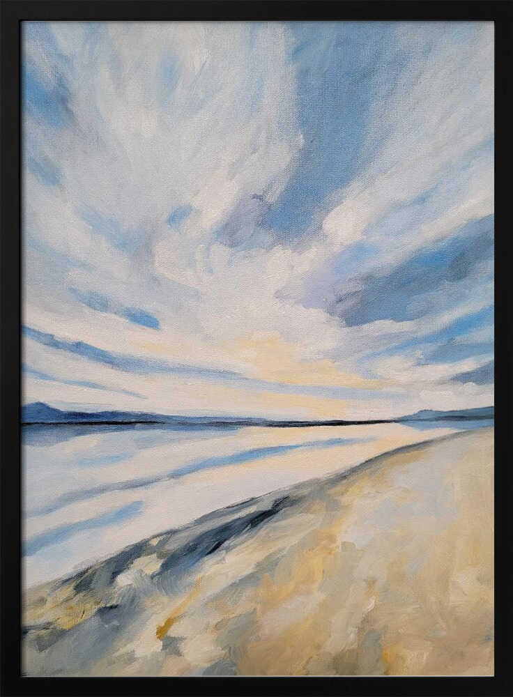 Bay Horizon - Stretched Canvas, Poster or Fine Art Print - I Heart Wall Art - Poster Print, Canvas Print or Framed Art Print