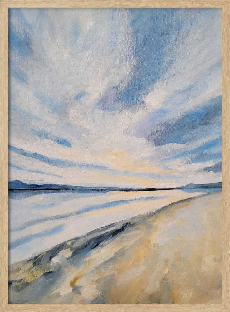 Bay Horizon - Stretched Canvas, Poster or Fine Art Print - I Heart Wall Art - Poster Print, Canvas Print or Framed Art Print