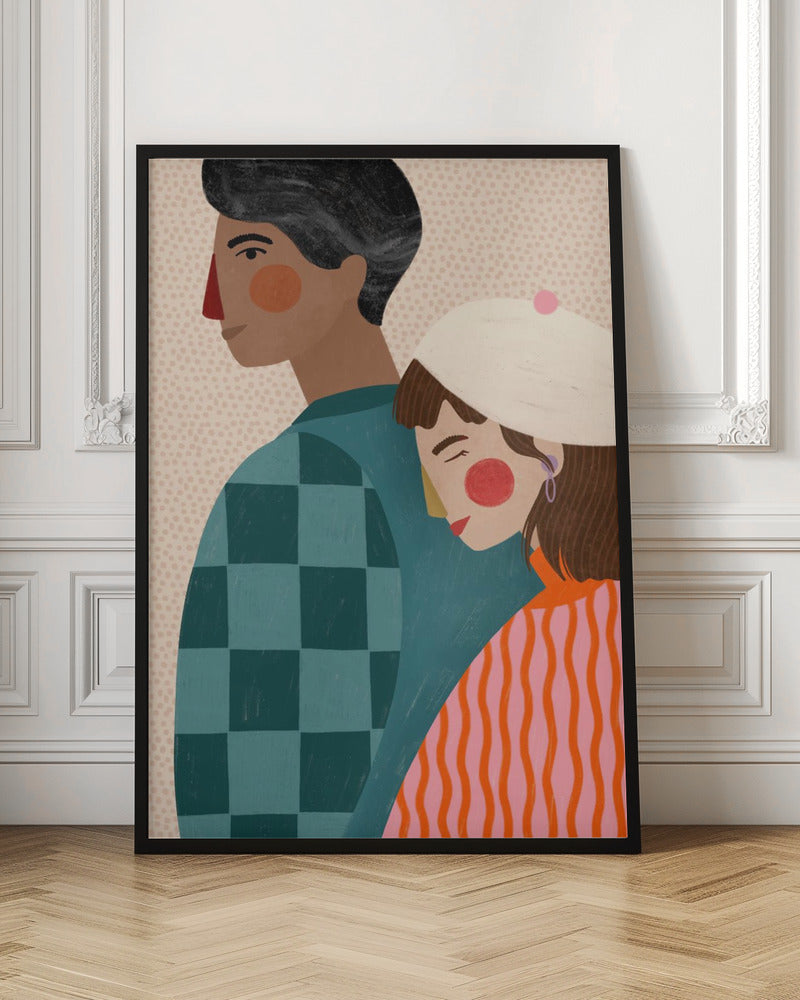 Be My Valentine - Stretched Canvas, Poster or Fine Art Print I Heart Wall Art