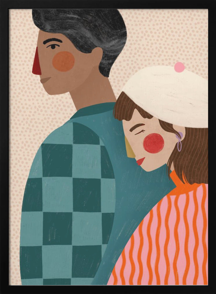 Be My Valentine - Stretched Canvas, Poster or Fine Art Print I Heart Wall Art