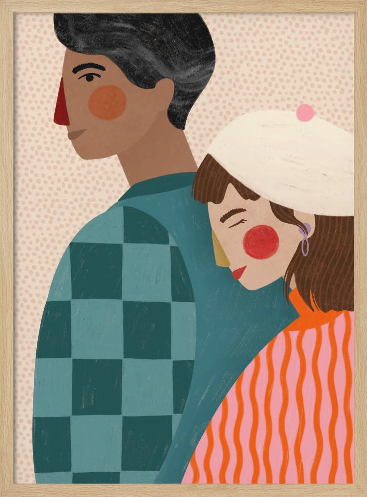 Be My Valentine - Stretched Canvas, Poster or Fine Art Print I Heart Wall Art