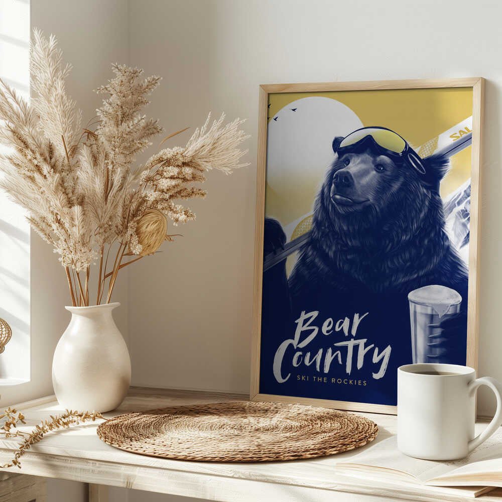 Bear Country 7200x9600 - Stretched Canvas, Poster or Fine Art Print - I Heart Wall Art - Poster Print, Canvas Print or Framed Art Print