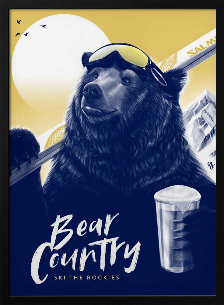 Bear Country 7200x9600 - Stretched Canvas, Poster or Fine Art Print - I Heart Wall Art - Poster Print, Canvas Print or Framed Art Print