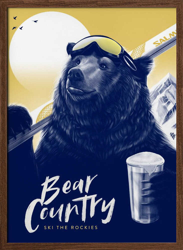 Bear Country 7200x9600 - Stretched Canvas, Poster or Fine Art Print - I Heart Wall Art - Poster Print, Canvas Print or Framed Art Print