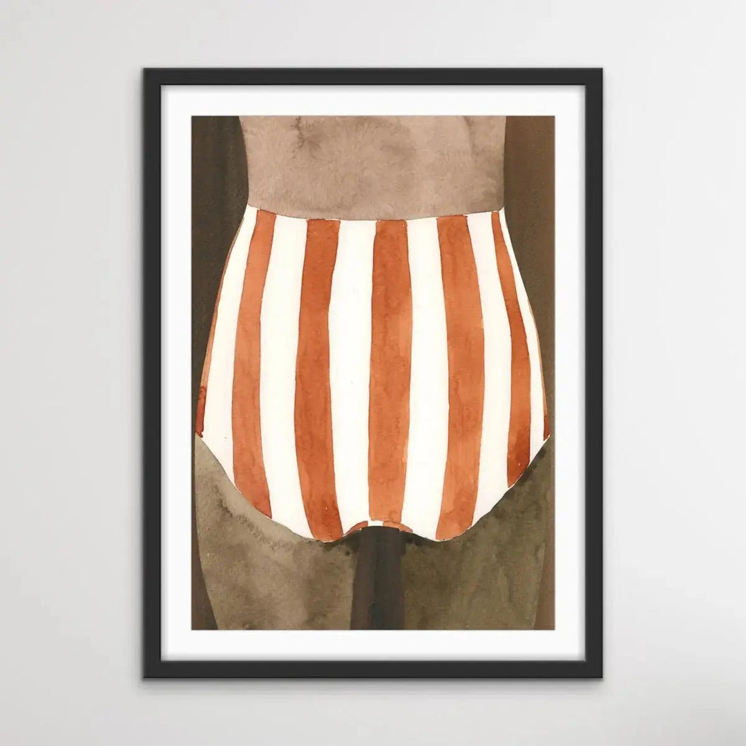 Becca Print 7 in Red - Watercolour Illustration Set - I Heart Wall Art - Poster Print, Canvas Print or Framed Art Print