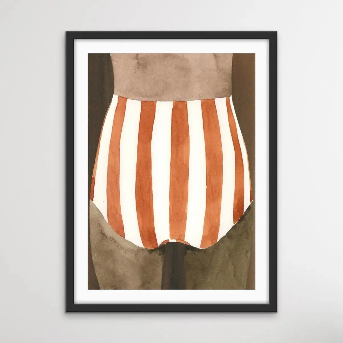Becca Print 7 in Red - Watercolour Illustration Set - I Heart Wall Art - Poster Print, Canvas Print or Framed Art Print