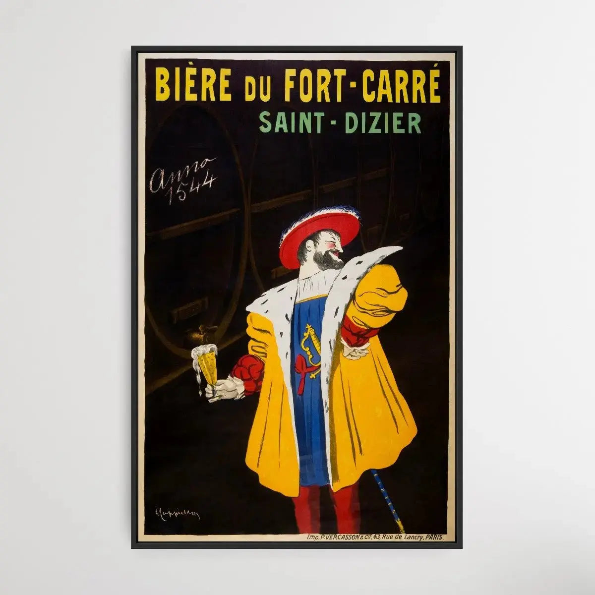 Beer from Fort-Carré (1912) by Leonetto Cappiello - I Heart Wall Art - Poster Print, Canvas Print or Framed Art Print