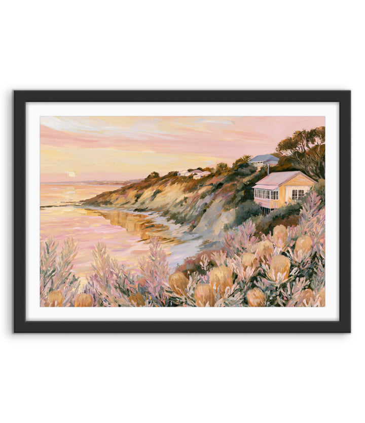Before the Sun Sets by IHeartStudio - Australian Contemporary Coastal Landscape Canvas Print
