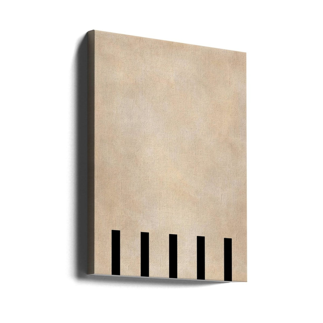 Beige Geometric Painting - Stretched Canvas, Poster or Fine Art Print - I Heart Wall Art - Poster Print, Canvas Print or Framed Art Print