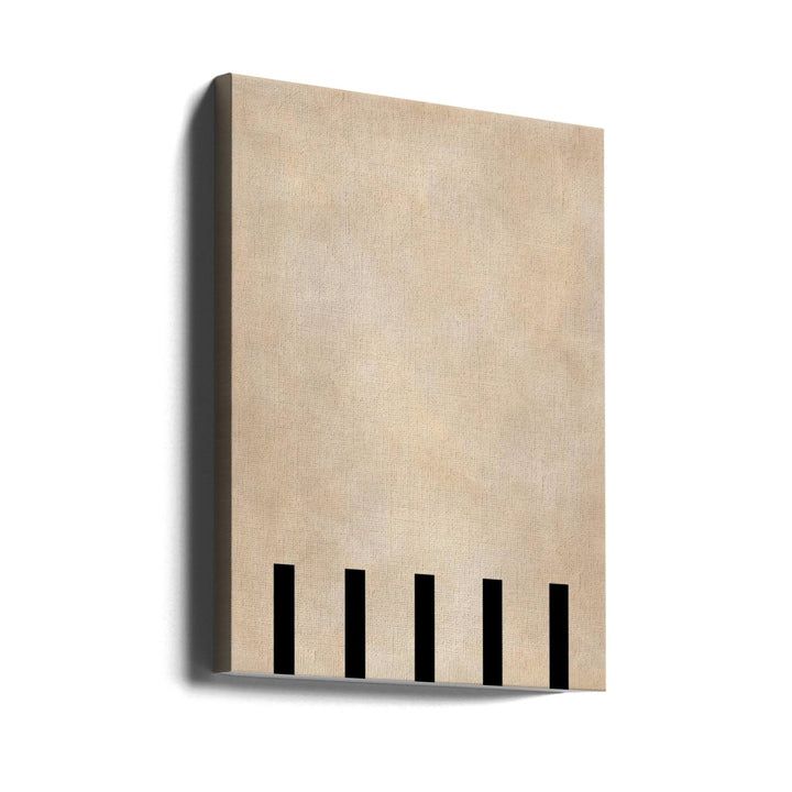 Beige Geometric Painting - Stretched Canvas, Poster or Fine Art Print - I Heart Wall Art - Poster Print, Canvas Print or Framed Art Print