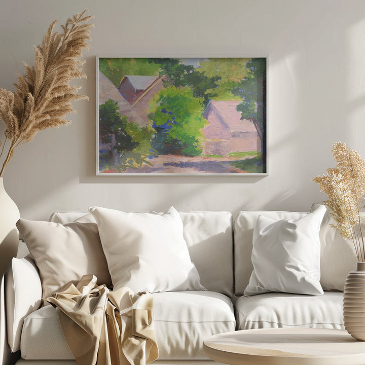 Bend In the Road - Stretched Canvas, Poster or Fine Art Print I Heart Wall Art