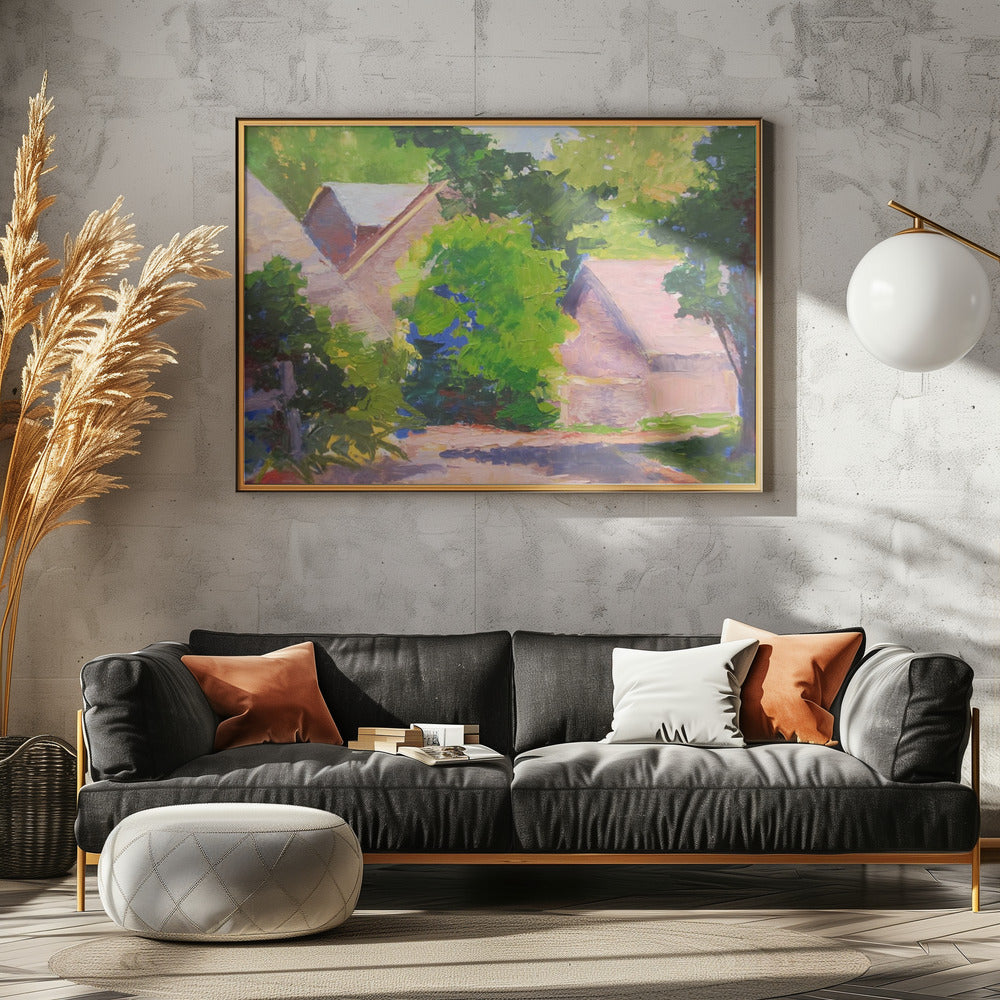 Bend In the Road - Stretched Canvas, Poster or Fine Art Print I Heart Wall Art