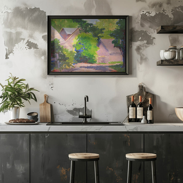 Bend In the Road - Stretched Canvas, Poster or Fine Art Print I Heart Wall Art