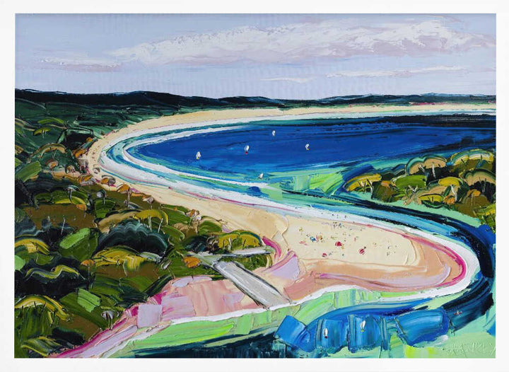 Bendandflow - Stretched Canvas, Poster or Fine Art Print by Angela Hawkey - I Heart Wall Art - Poster Print, Canvas Print or Framed Art Print