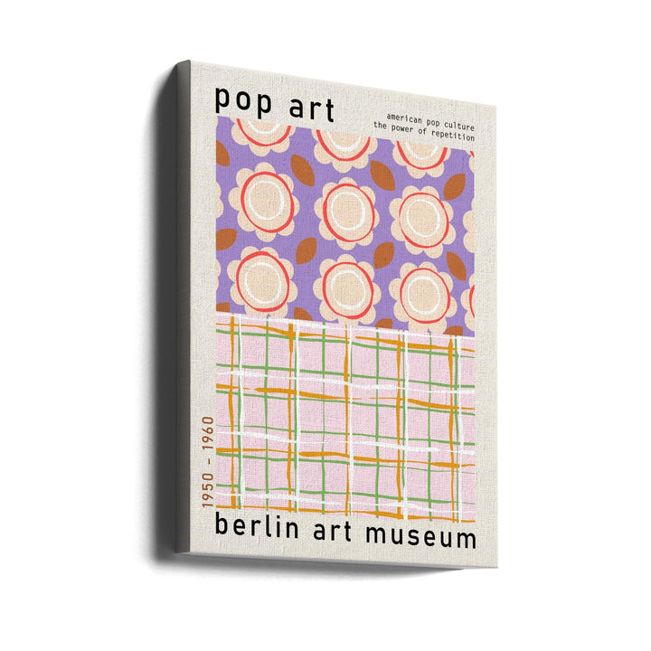 Berlin Art Museum Pop Art - Stretched Canvas, Poster or Fine Art Print I Heart Wall Art