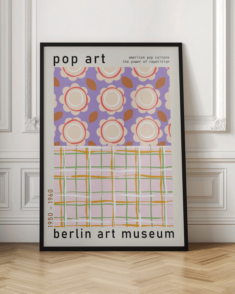 Berlin Art Museum Pop Art - Stretched Canvas, Poster or Fine Art Print I Heart Wall Art