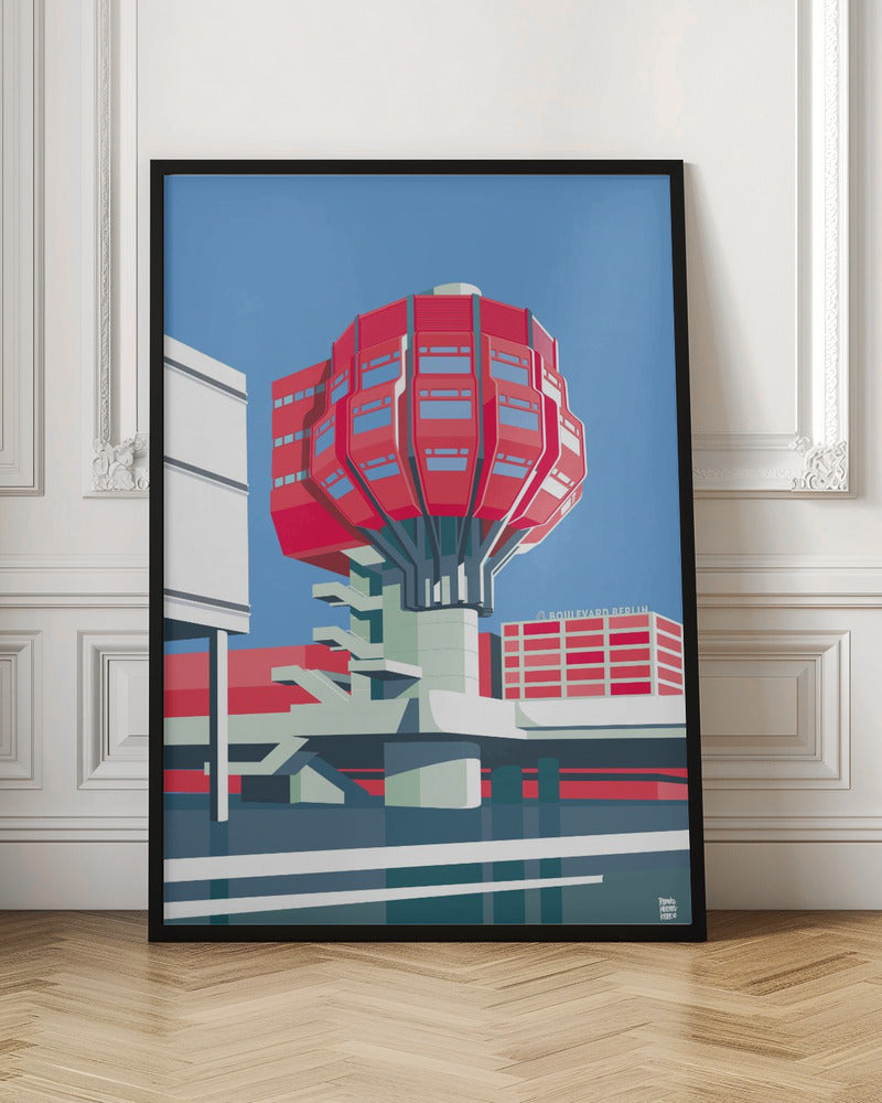 Berlin Bierpinsel - Stretched Canvas, Poster or Fine Art Print I Heart Wall Art