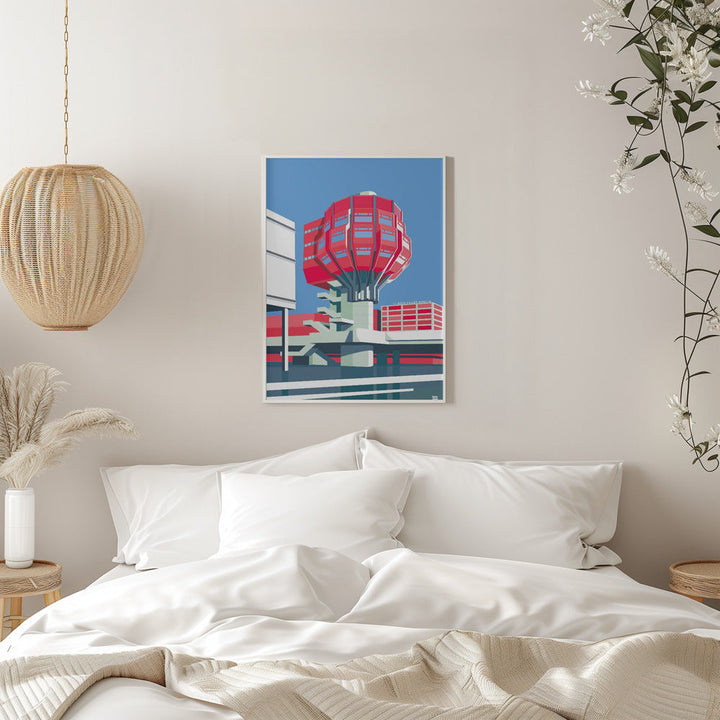 Berlin Bierpinsel - Stretched Canvas, Poster or Fine Art Print I Heart Wall Art