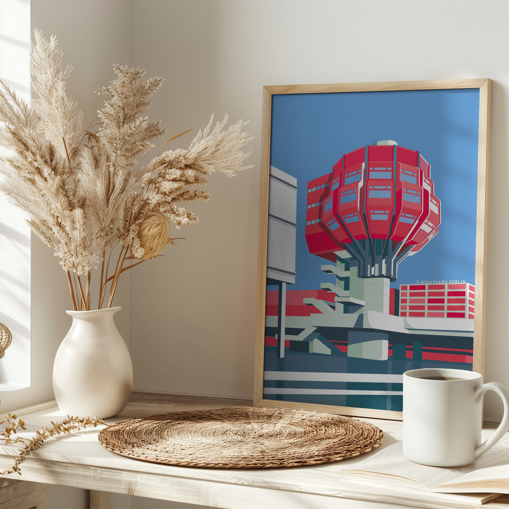Berlin Bierpinsel - Stretched Canvas, Poster or Fine Art Print I Heart Wall Art