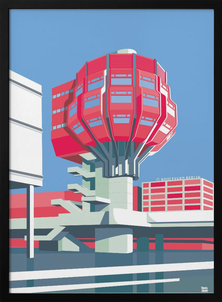 Berlin Bierpinsel - Stretched Canvas, Poster or Fine Art Print I Heart Wall Art