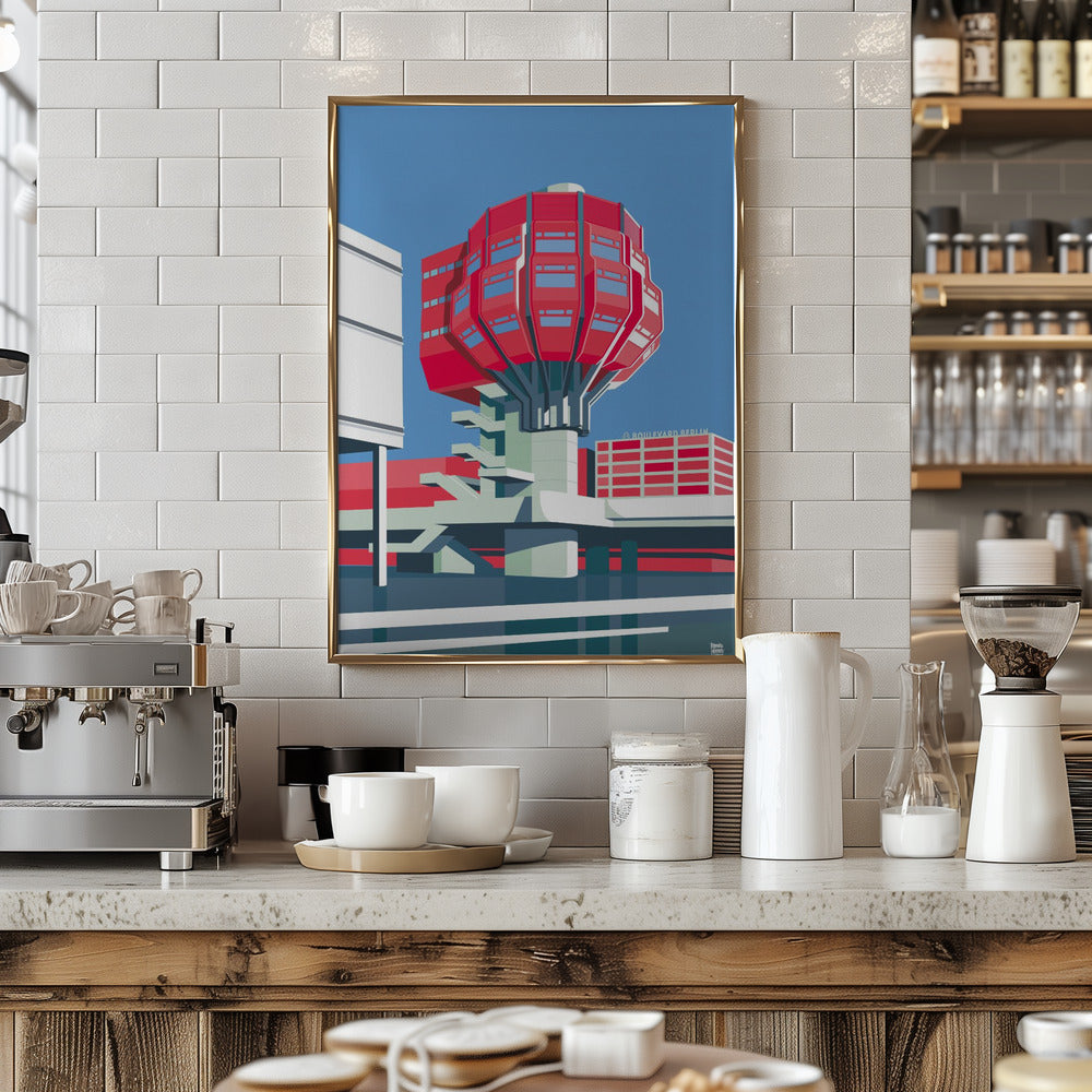 Berlin Bierpinsel - Stretched Canvas, Poster or Fine Art Print I Heart Wall Art