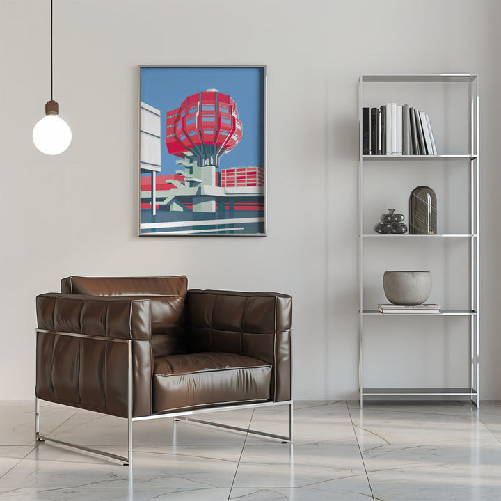 Berlin Bierpinsel - Stretched Canvas, Poster or Fine Art Print I Heart Wall Art