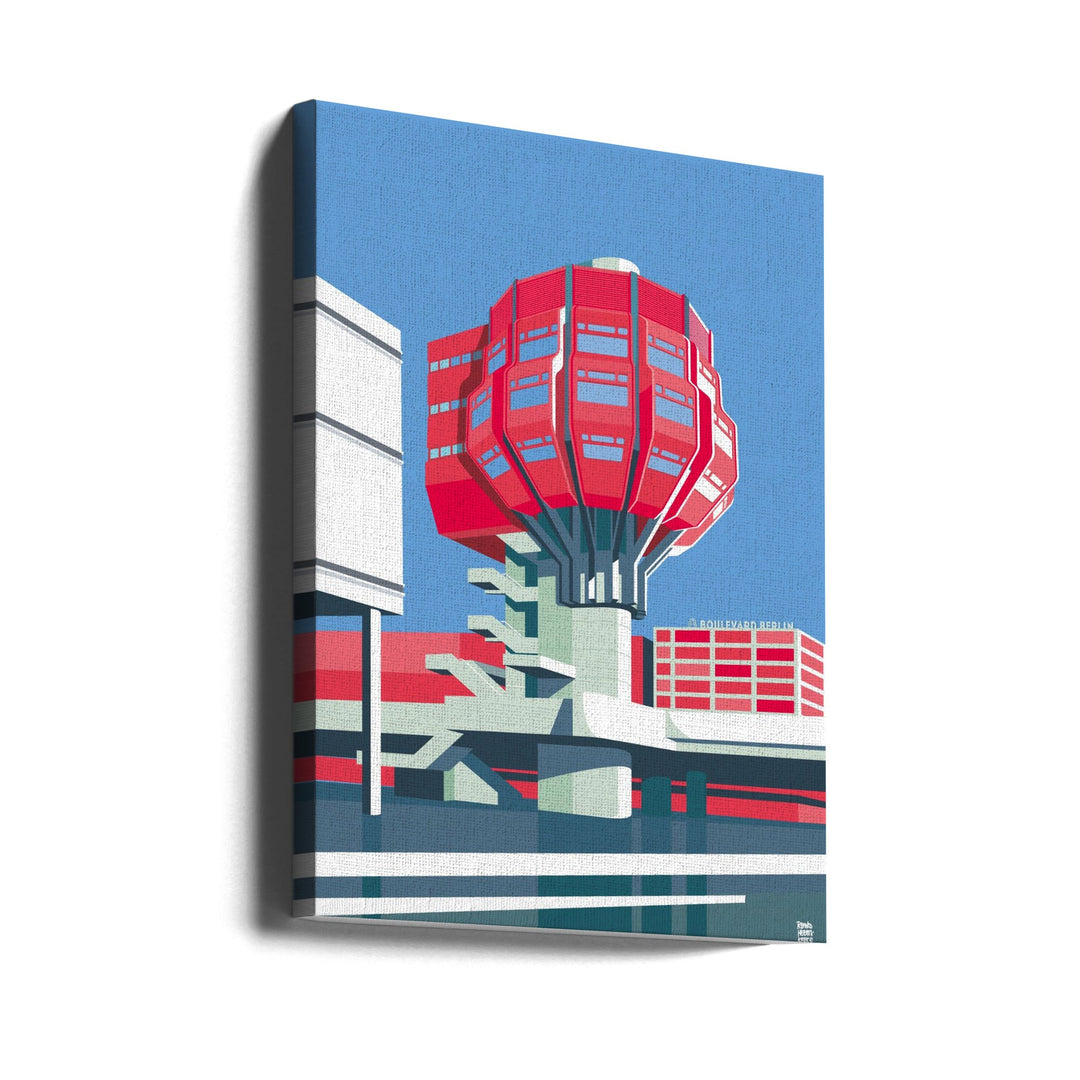 Berlin Bierpinsel - Stretched Canvas, Poster or Fine Art Print I Heart Wall Art