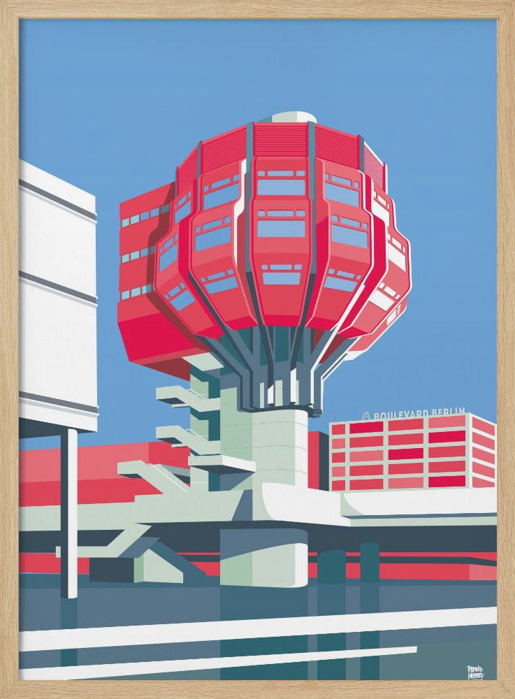 Berlin Bierpinsel - Stretched Canvas, Poster or Fine Art Print I Heart Wall Art