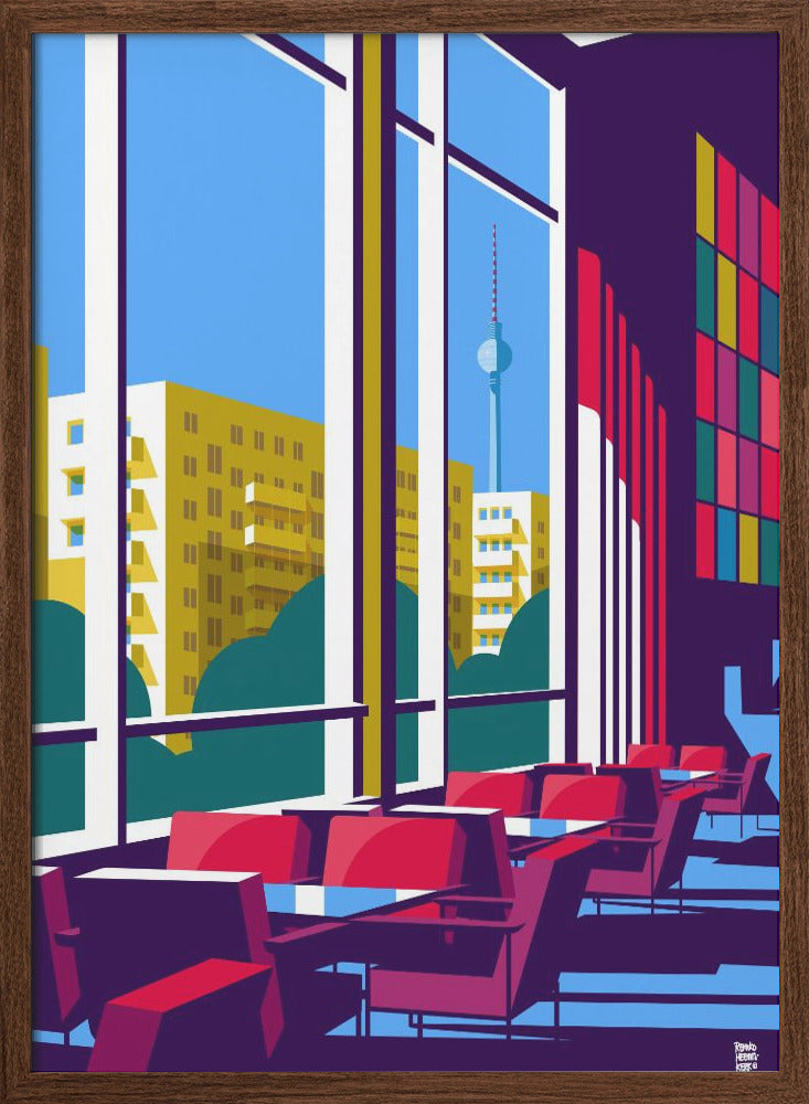 Berlin Kino International - Stretched Canvas, Poster or Fine Art Print I Heart Wall Art